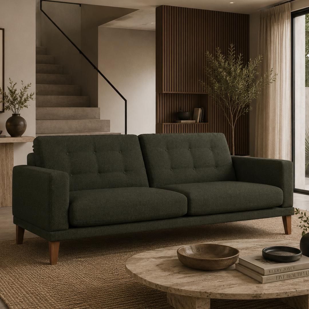 Fitzroy 4 Seat Sofa In Fern Boucle
