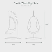 Amelie Weave Egg Chair
