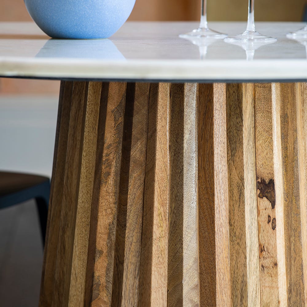 Westbourne Marble Dining Table - Natural