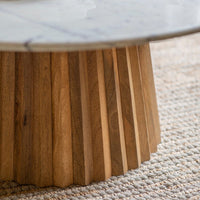 Westbourne Marble Coffee Table Natural