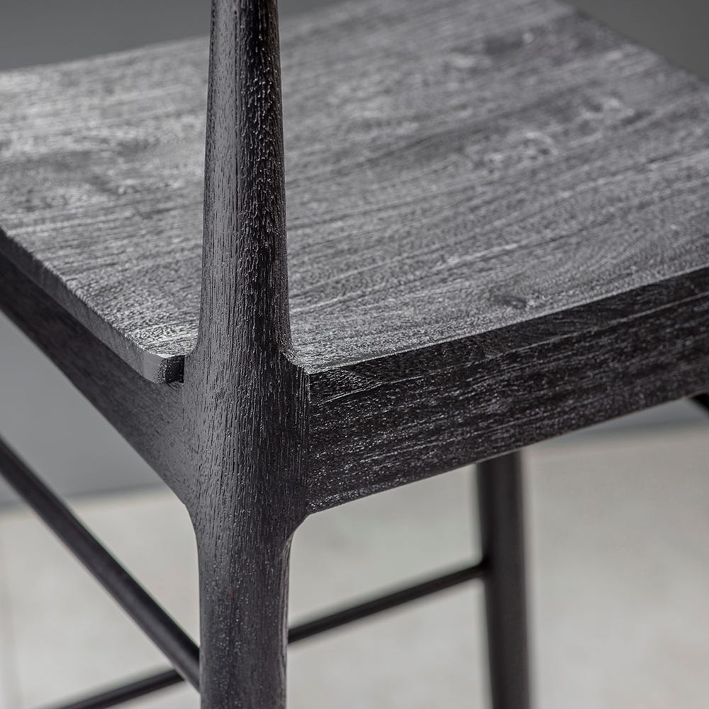 HIRO BARSTOOL - BLACK