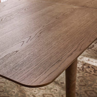 BYRON  EXTENDING DINING TABLE- MUTED OAK FINISH