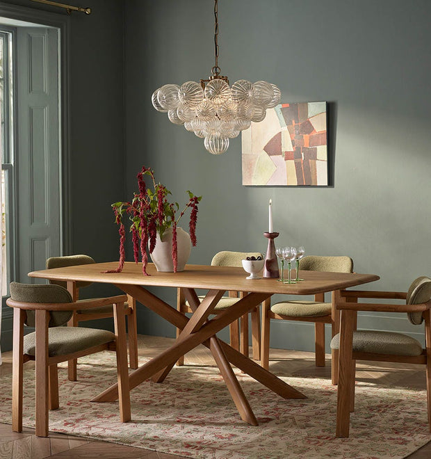 CRUZ OAK DINING TABLE
