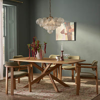CRUZ OAK DINING TABLE