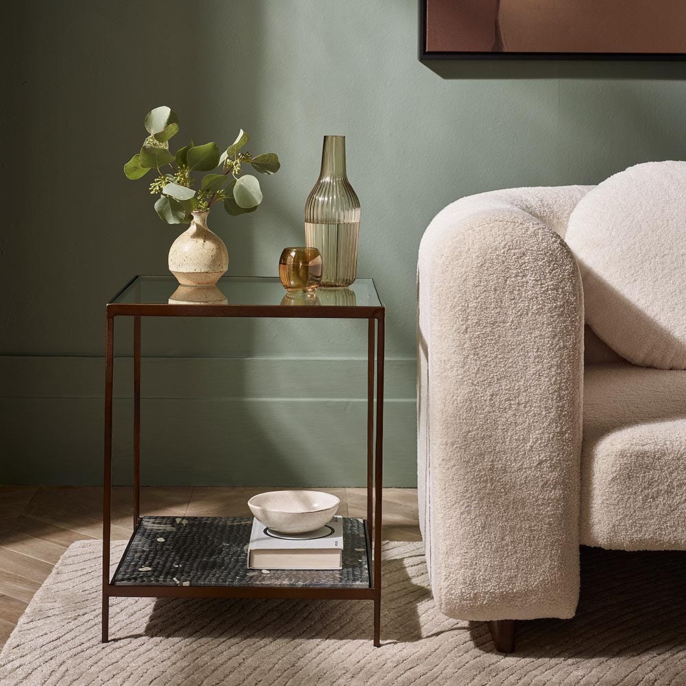 FLINT GRANITE SIDE TABLE