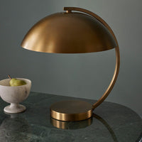 PENNY DESK LAMP IN ANTIIQUE BRASS FINISH