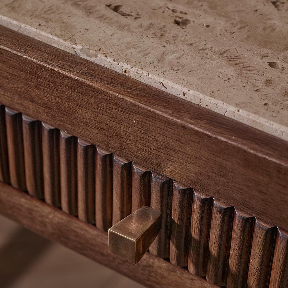 MIRABELLE TRAVERTINE DESK