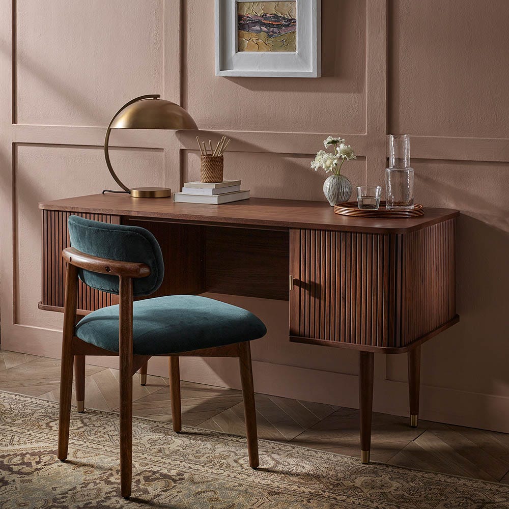 BYRON STUDY DESK WALNUT