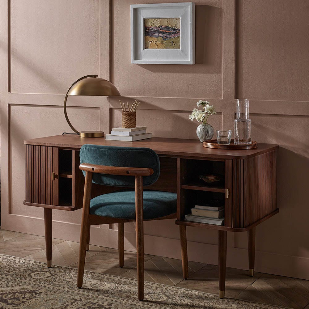 BYRON STUDY DESK WALNUT