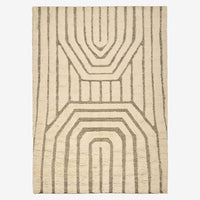 OBEROI SHAGGY WOOL RUG 200 X 300CM