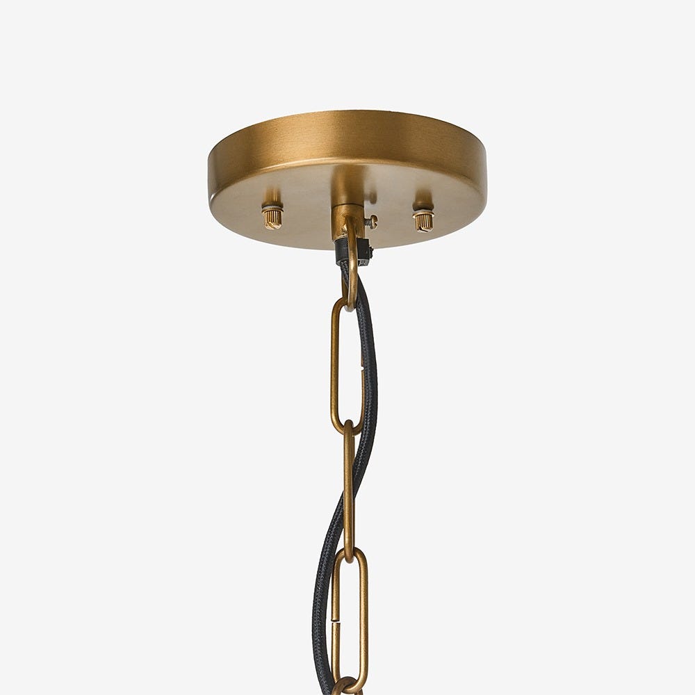 ORIANA GLASS CHANDELIER - LUSTER