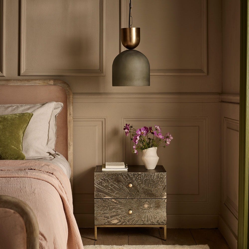 THEA FROSTED GLASS PEDANT