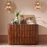 TREVISO CHEST OF DRAWERS - BROWN