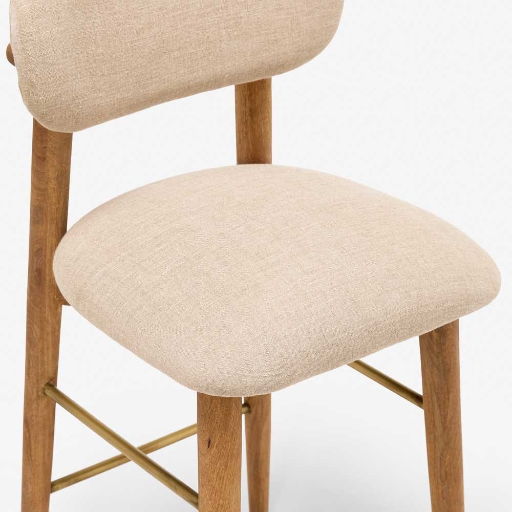 LAYLA BARSTOOL IN LINEN MIX
