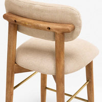 LAYLA BARSTOOL IN LINEN MIX