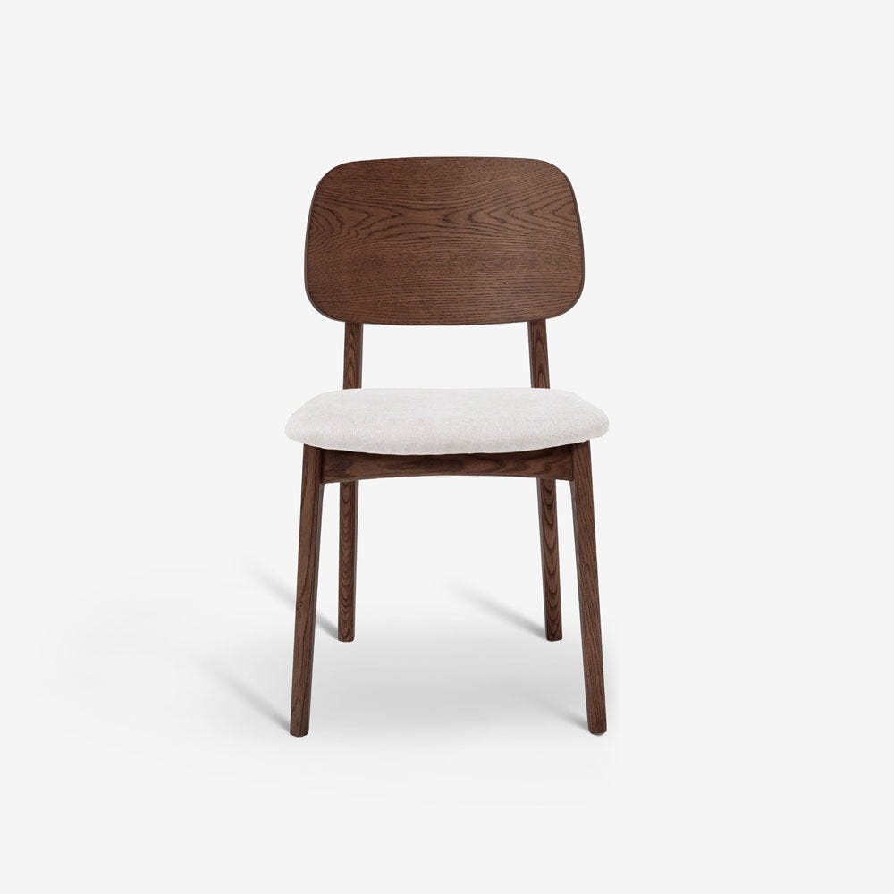 MURRAY DINING CHAIR PAIR- WALNUT STAIN