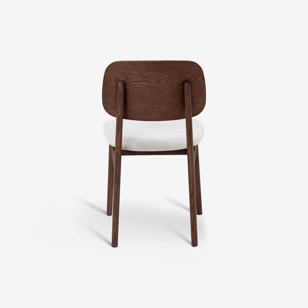 MURRAY DINING CHAIR PAIR- WALNUT STAIN