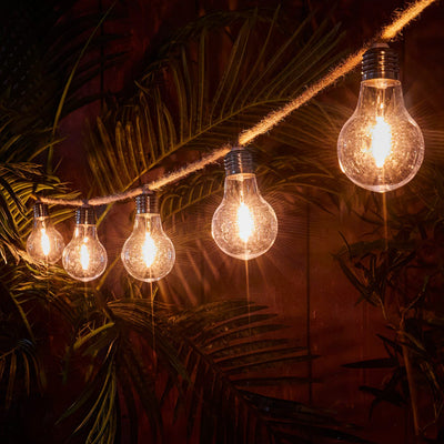 JUTE ROPE FESTOON LIGHTS â€“ CONNECTABLE