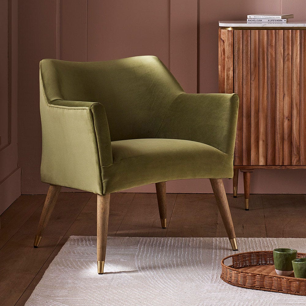 ASTORIA IN DEEP GREEN VELVET