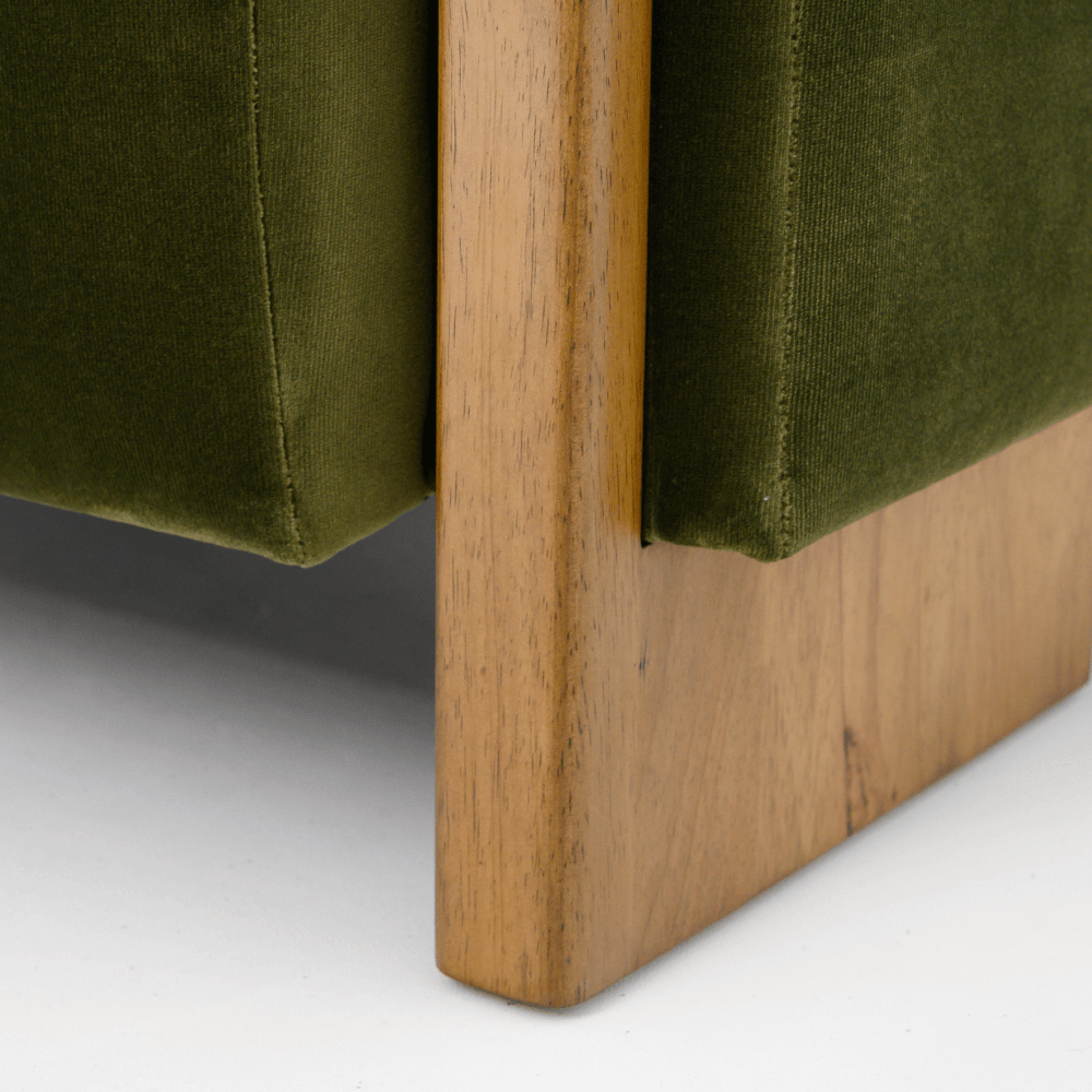 AUDREY ARMCHAIR IN GREEN VELVET