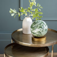 AURA SOLID BRASS NESTING TABLES