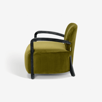 Aviator Armchair in Apple Green Velvet