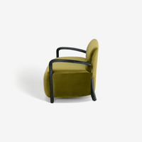 Aviator Loveseat in Apple Green Velvet