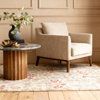 BARNABY ARMCHAIR IN MUSHROOM SMOOTH POLY