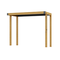 1.5M X 3M SAVANNAH BBQ GAZEBO - oak
