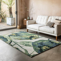 BOTANICAL HAND TUFTED RUG 170 X 240CM