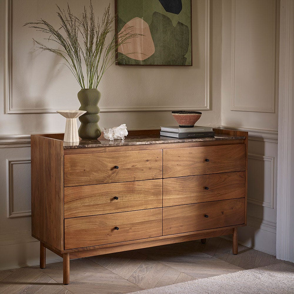 BRERA MARBLE LARGE CHEST OF DRAWERS