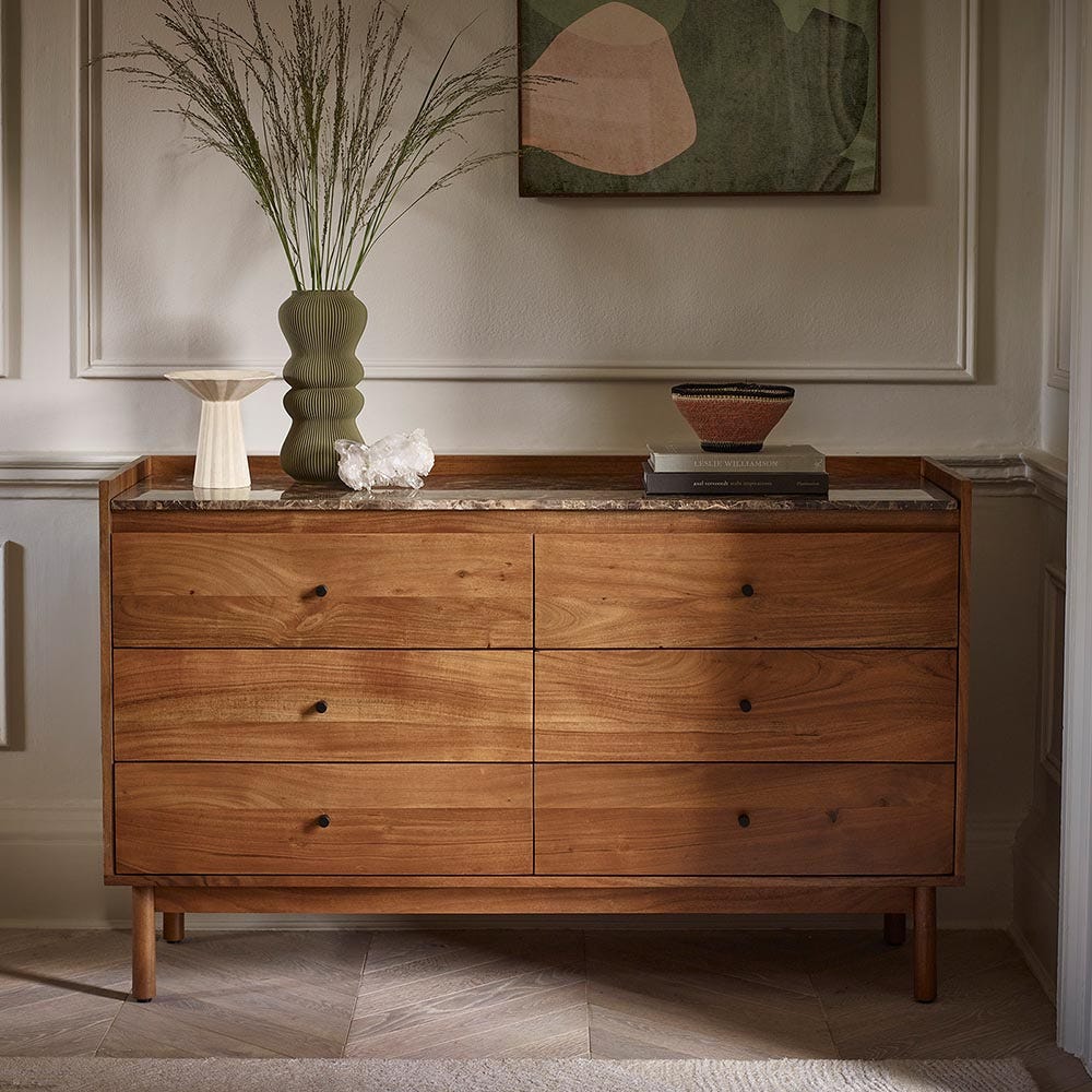 BRERA MARBLE LARGE CHEST OF DRAWERS