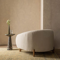 COCOON ARMCHAIR IN OFF-WHITE BOUCLE