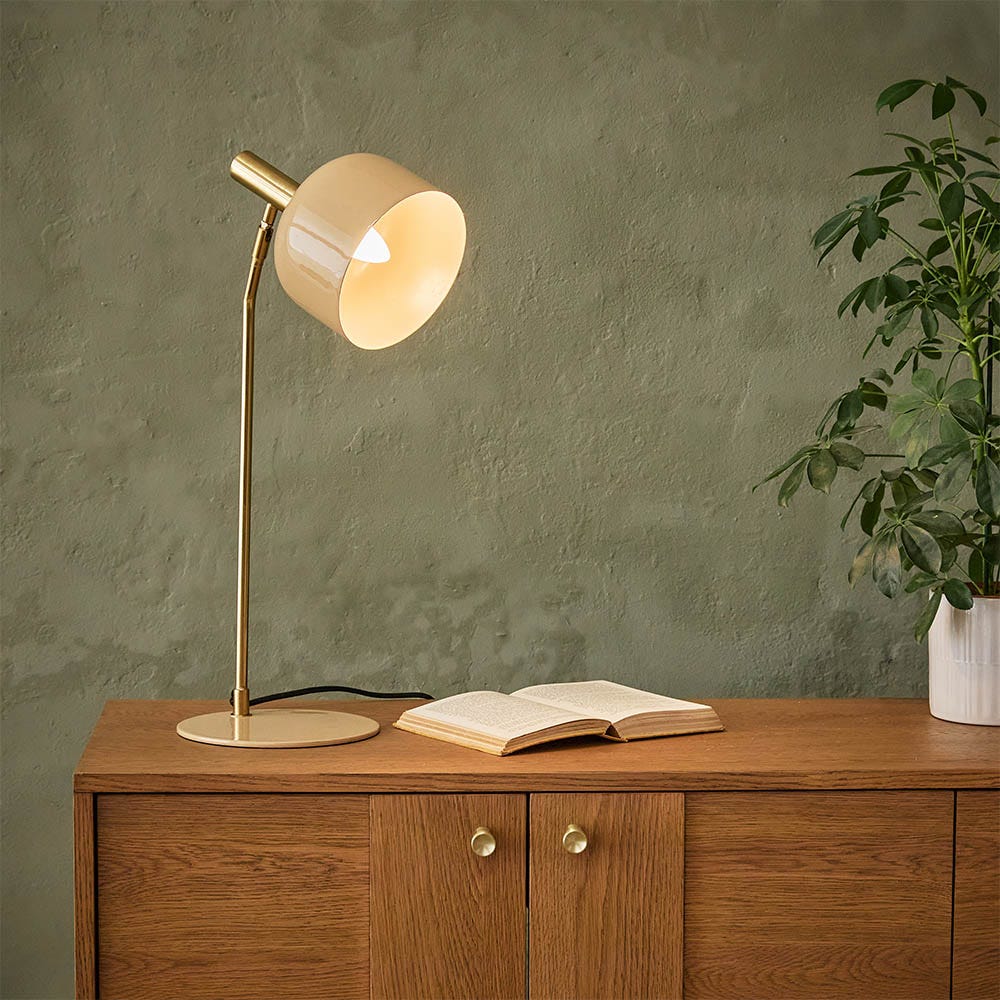 EMMA TABLE LAMP IN BEIGE