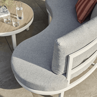 FLORENCE DOUBLE SOFA LOUNGE SET WITH LARGE COFFEE TABLE