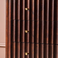 FLUTE MARBLE CHEST OF DRAWERS - VINTAGE