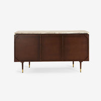 Flute Marble Sideboard - Vintage