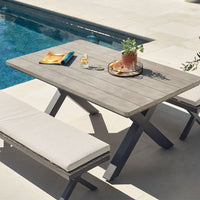 GABRIELA 6 SEAT BENCH DINING SET