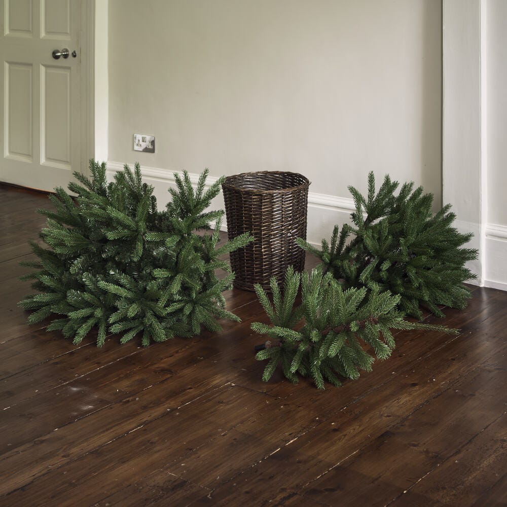 Glenside Fir Tree in Basket - 6ft Tall