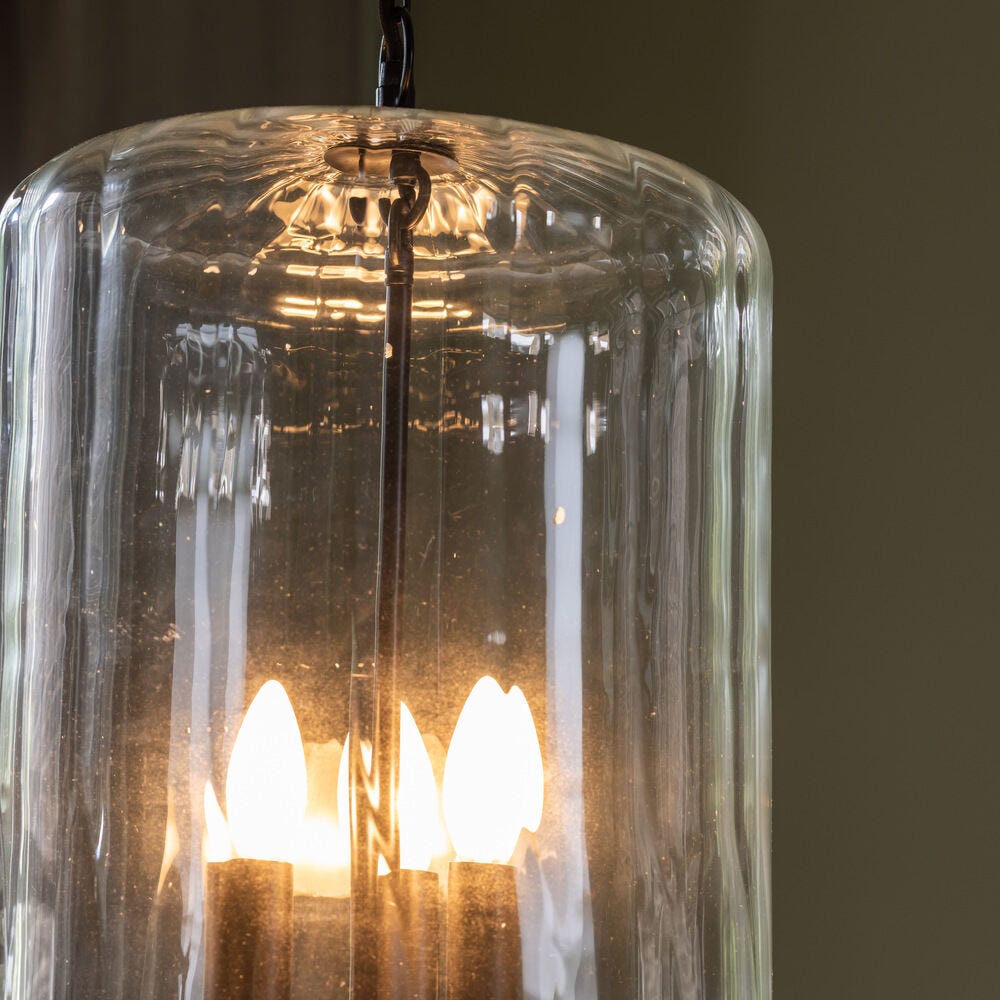 Hampstead 3-Light Glass Pendant Light