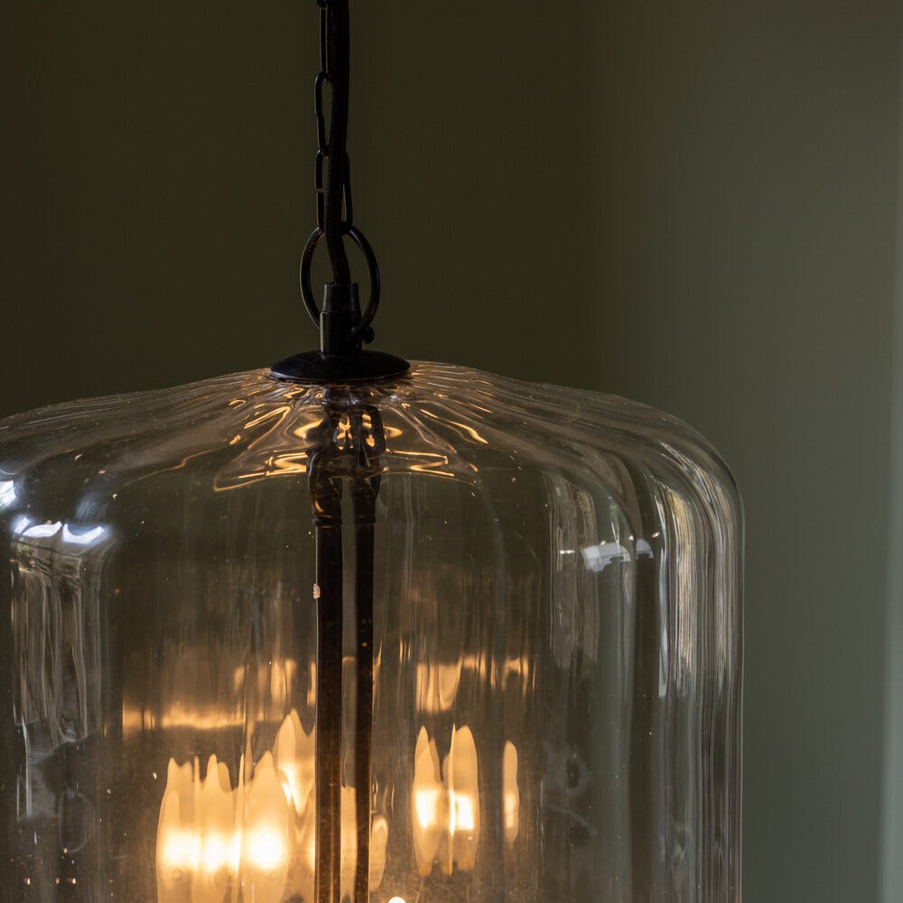 Hampstead 3-Light Glass Pendant Light