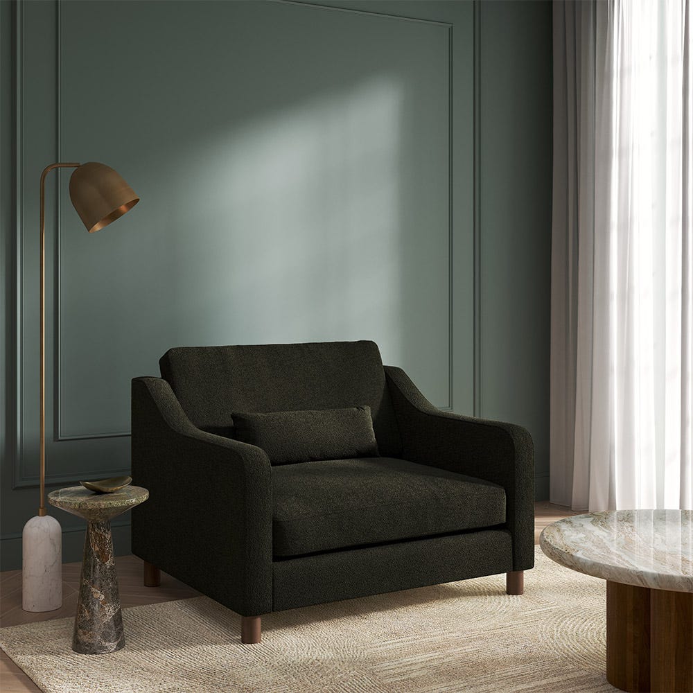 Hampton Loveseat In Fern Boucle