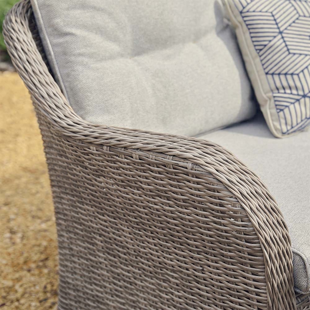 KARLA RATTAN RECTANGULAR LOUNGE DINING SET