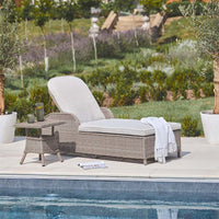 KARLA RATTAN SUNLOUNGER