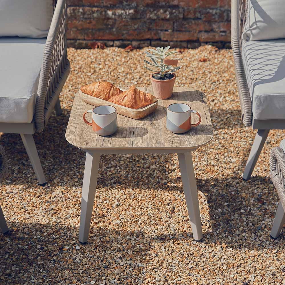 Lauren Duo Set with Chairs, Table and Footstools