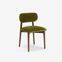 Layla Dining Chair in Deep Green Velvet 