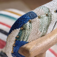 LAYLA DINING CHAIR IN STRIPED RUG