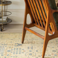 LEVI ARMCHAIR IN OLIVE GREEN BOUCLE