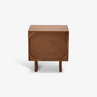 LISBON BEDSIDE TABLE - ALMOND WHITE