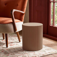 Maru Stool / Side Table - Clay Finish